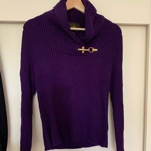 Ralph Lauren size S purple sweater